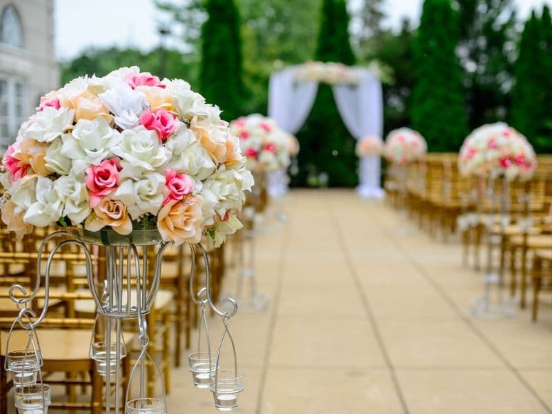 aisle flowers