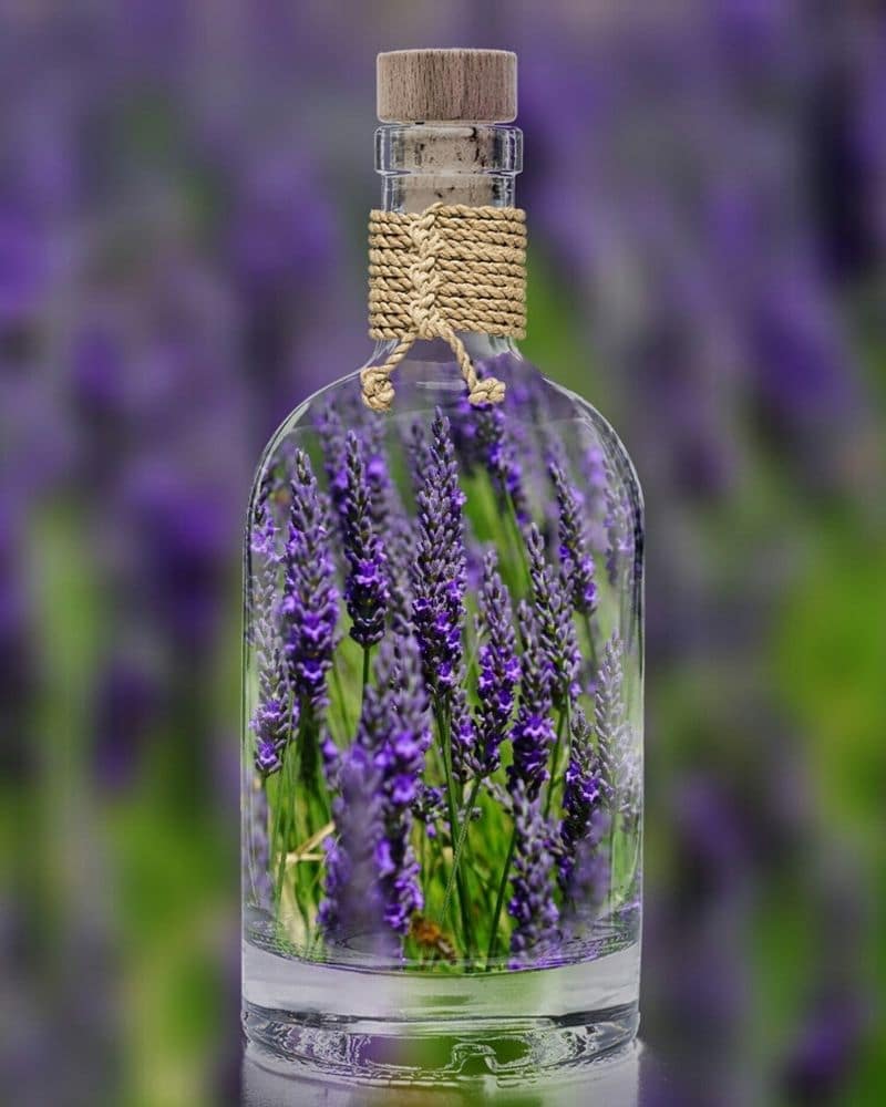 lavender in a bottle