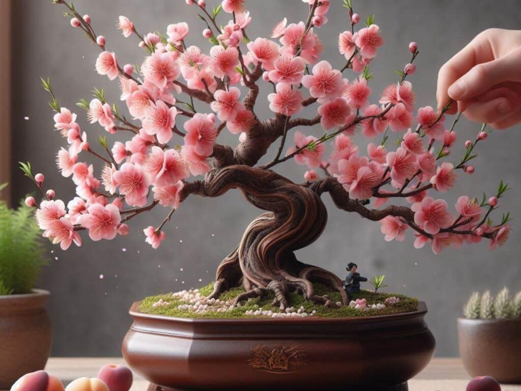 peach tree bonsai
