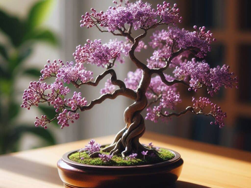 purple bonsai trees