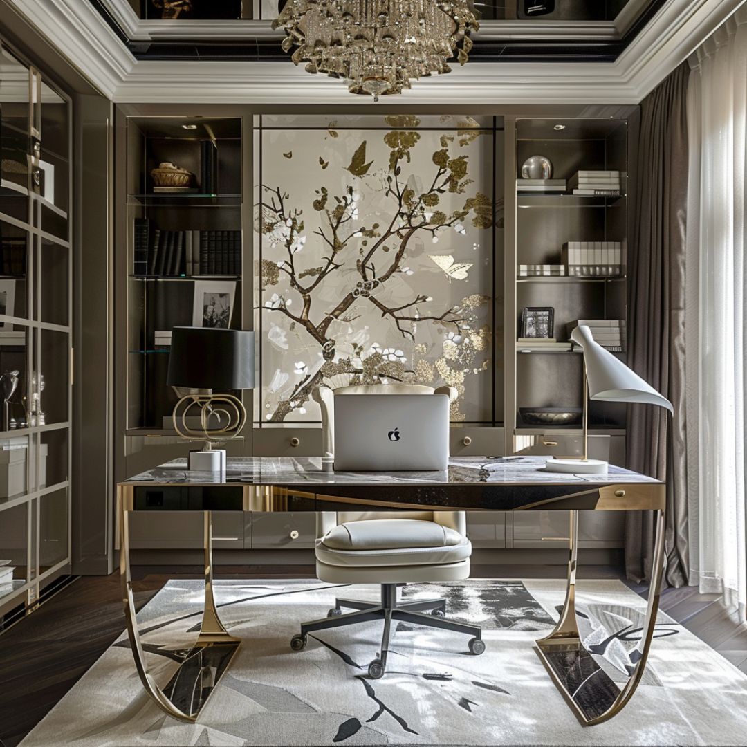 Illustration of Luxurious Texture Finishes For Apartment Design