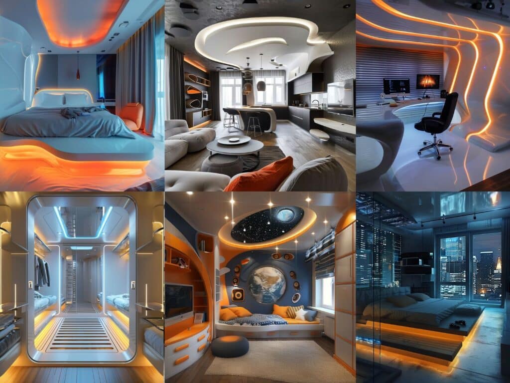 High-tech interior design ideas