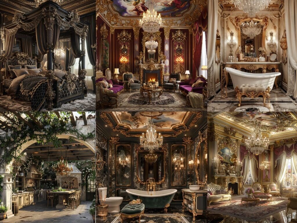 baroque interior design ideas