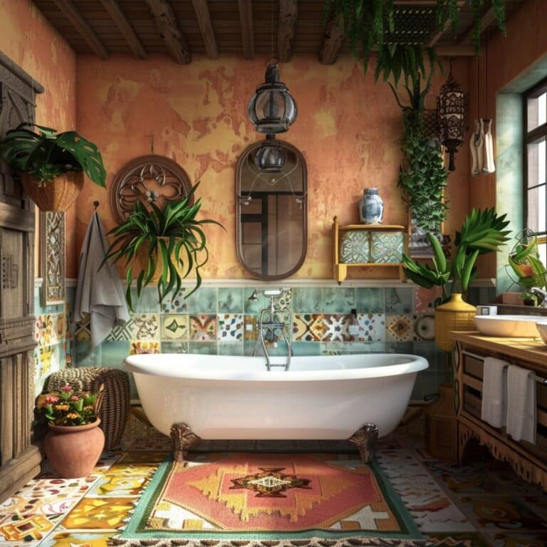 View of 24 Bohemian Interior Design Ideas: Embrace Eclectic Style and Vibrant ...