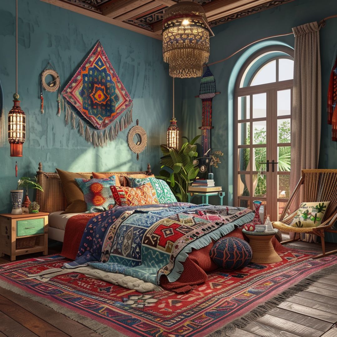 24 Bohemian Interior Design Ideas: Embrace Eclectic Style and Vibrant ...