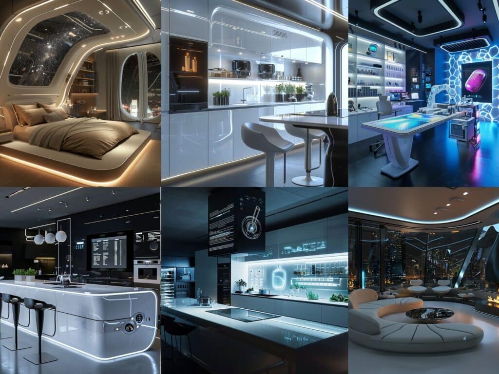 futuristic interior design ideas