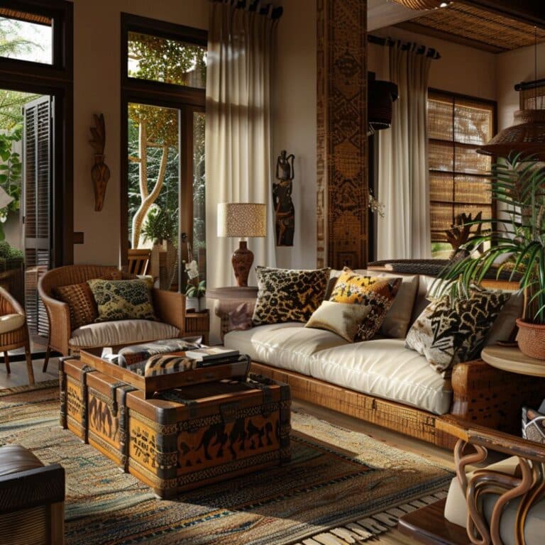 15 Safari Interior Design Ideas: Creating an Elegant and Natural ...