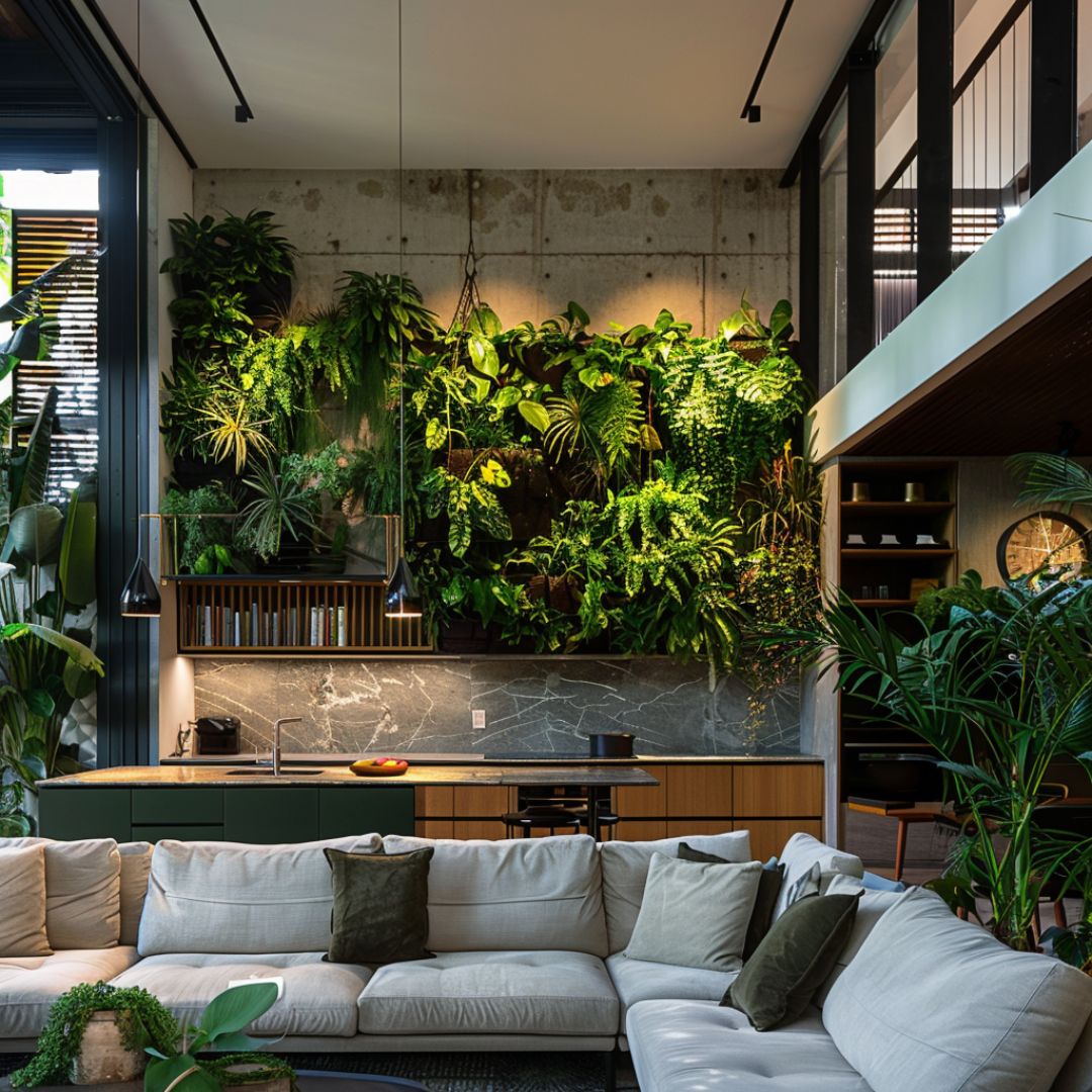 View of How to Decorate Your Home in Urban Jungle Style