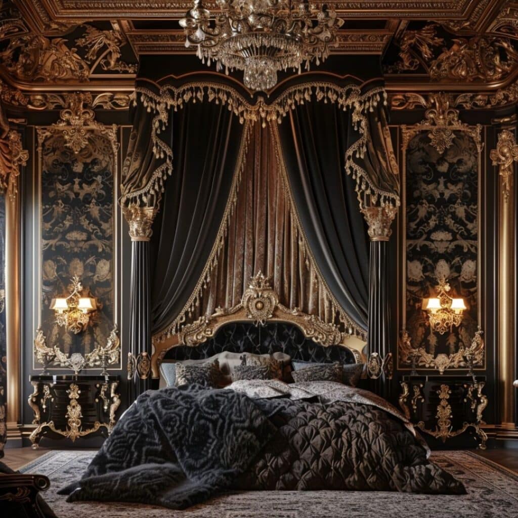 baroque bedroom design