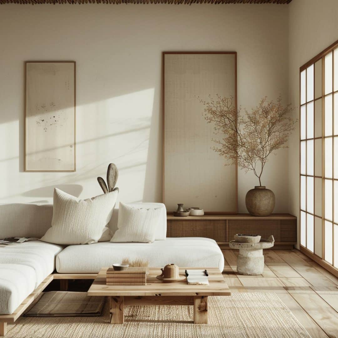 Stunning Sustainable Minimalist Living Space Ideas image
