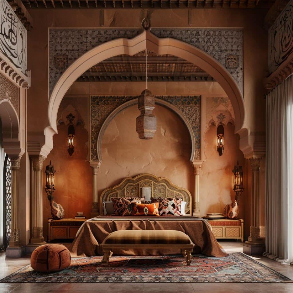 moroccan bedroom interior design