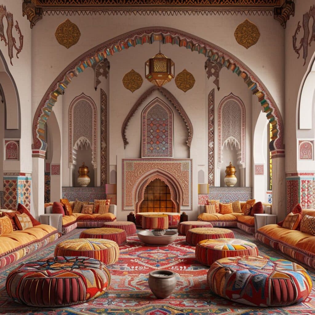 moroccan living room interior design