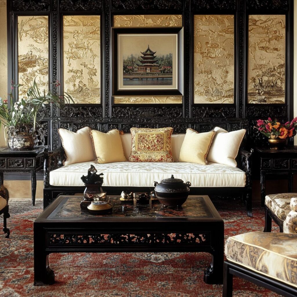 Asian Living Room Idea