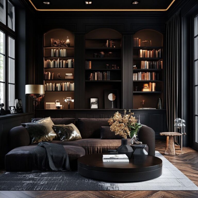 10 Dark Academia Living Room Ideas: Transform Your Space with Vintage ...