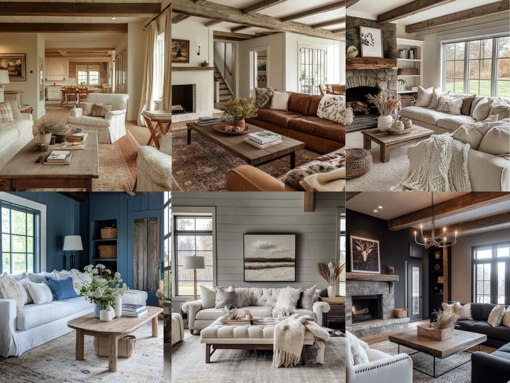 Farmhouse living room ideas