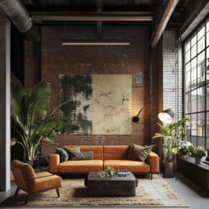 View of 10 Industrial Living Room Ideas: Create a Cozy Yet Stylish Space with ...