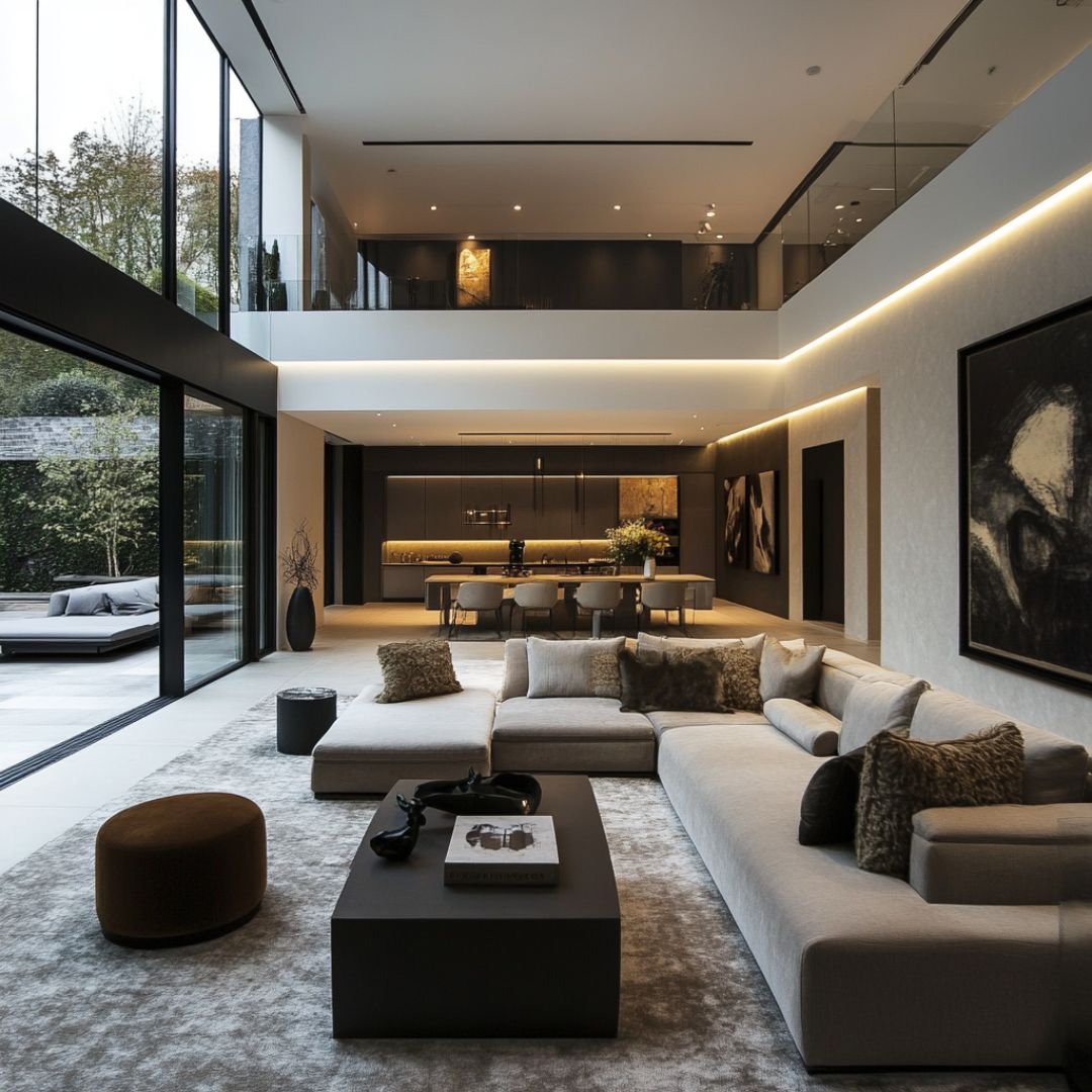 11 Contemporary Living Room Ideas: Blending Nature and Tech for Modern ...