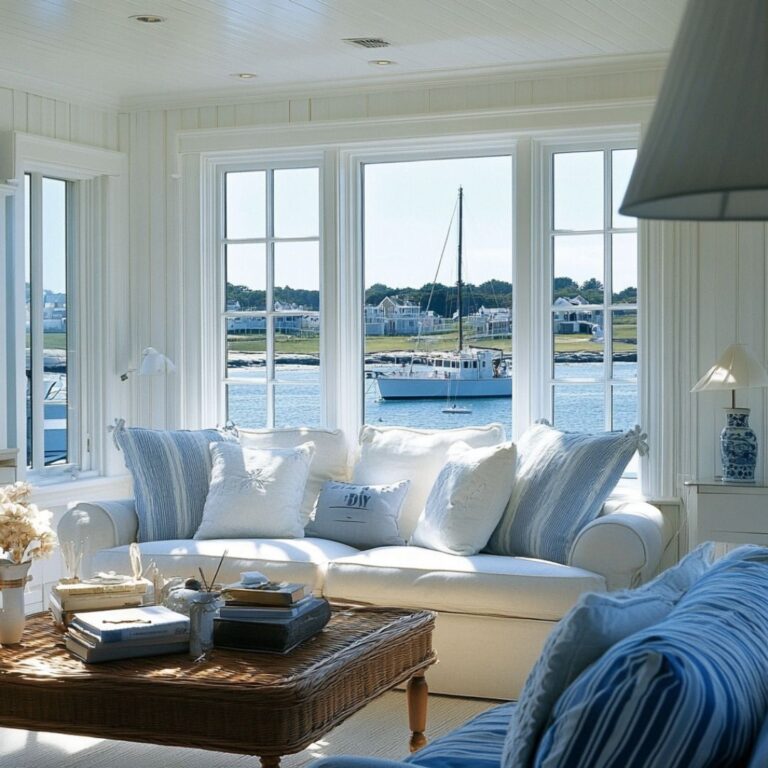 11 Nautical Living Room Ideas: Create a Coastal Retreat with Serenity ...