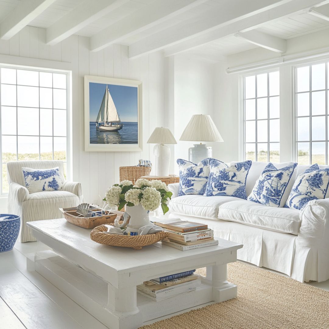 11 Nautical Living Room Ideas: Create a Coastal Retreat with Serenity ...