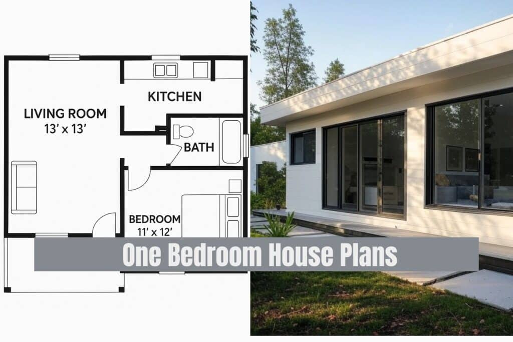 One Bedroom House Plans