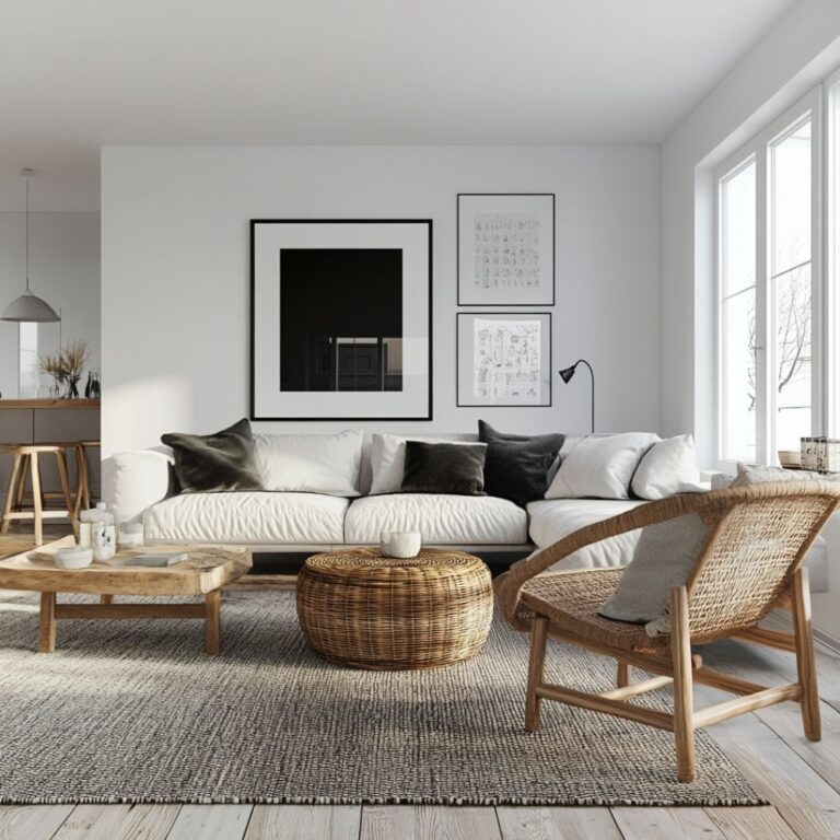 View of 11 Scandinavian Living Room Ideas: Create Your Cozy Nordic Haven Today | Florgeous