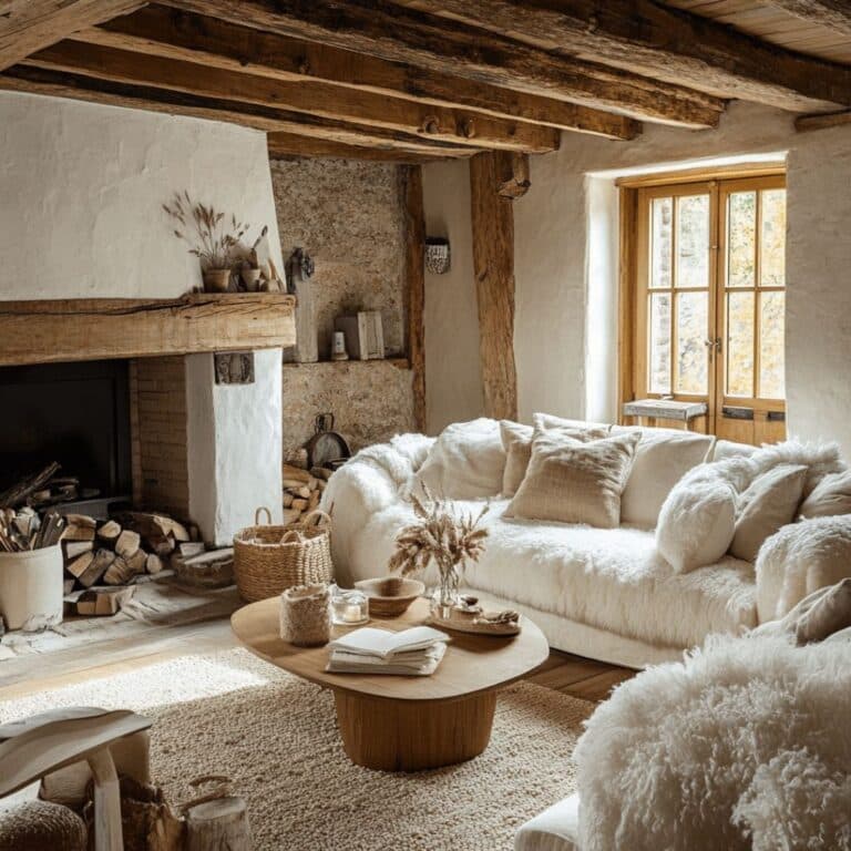 12 Rustic Living Room Ideas: Cozy Charm with Natural Elements and Vintage Flair | Florgeous