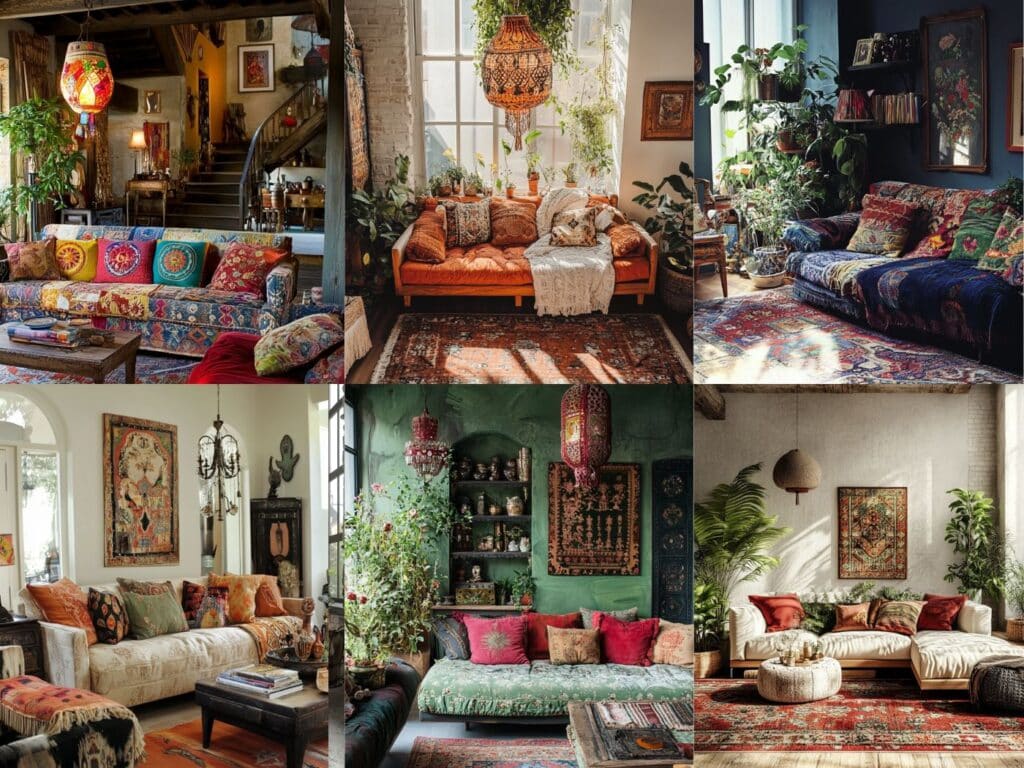 bohemian living room ideas