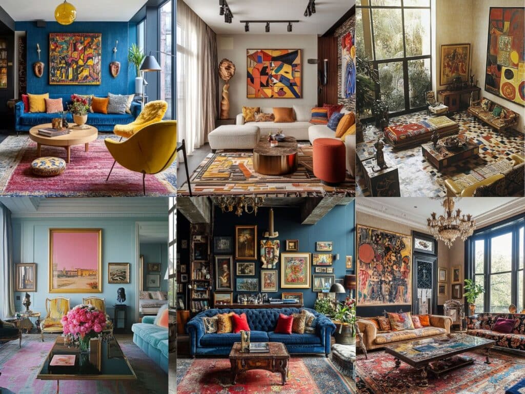 eclectic living room idea