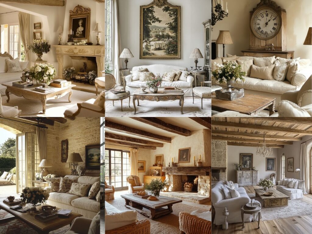 french country living room ideas