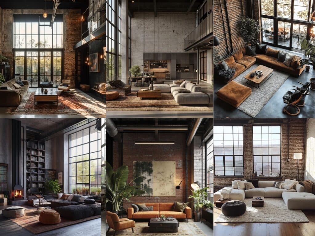 industrial living room ideas