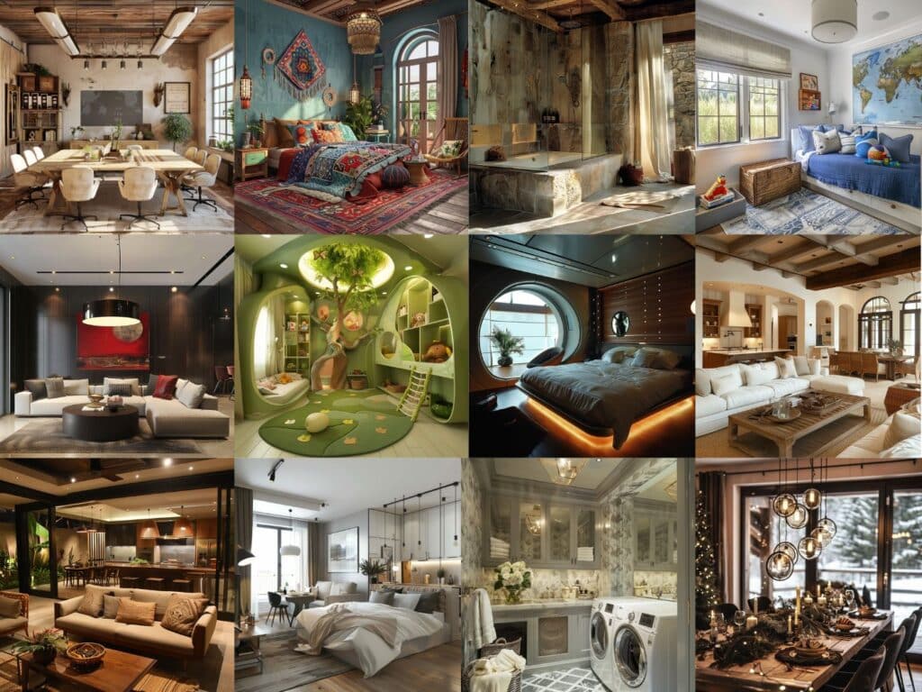 types of interior design styles