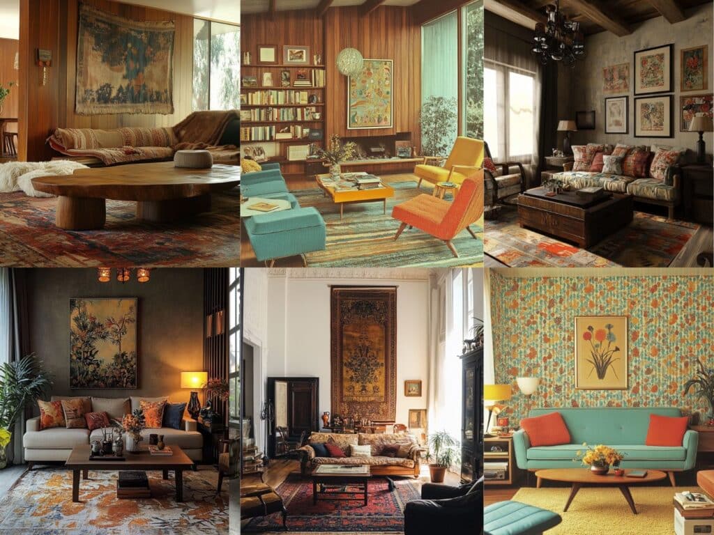 vintage living room idea