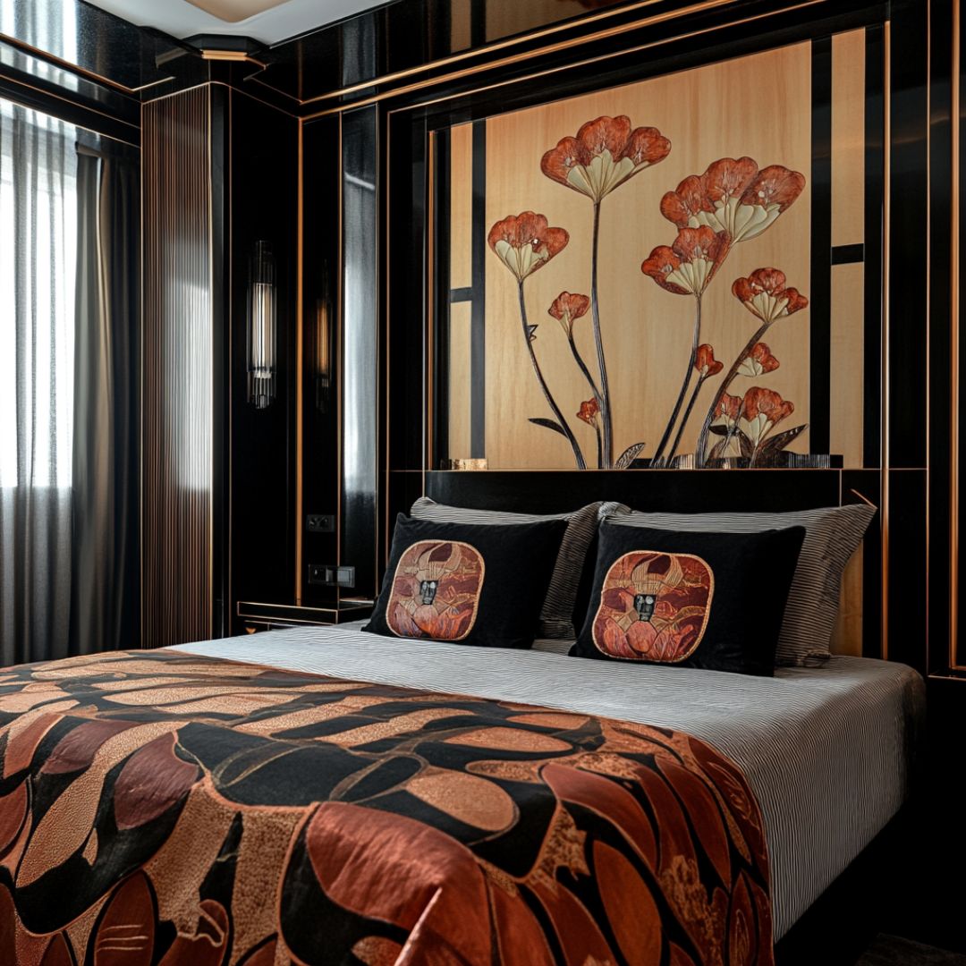 11 Glamorous Art Deco Bedroom Ideas That Add Luxury & Style | Florgeous