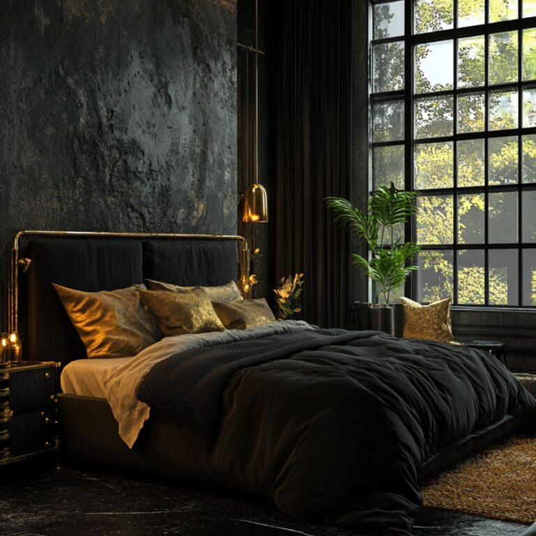 9 Luxurious Black and Gold Bedroom Ideas That Transform Your Space Into ...