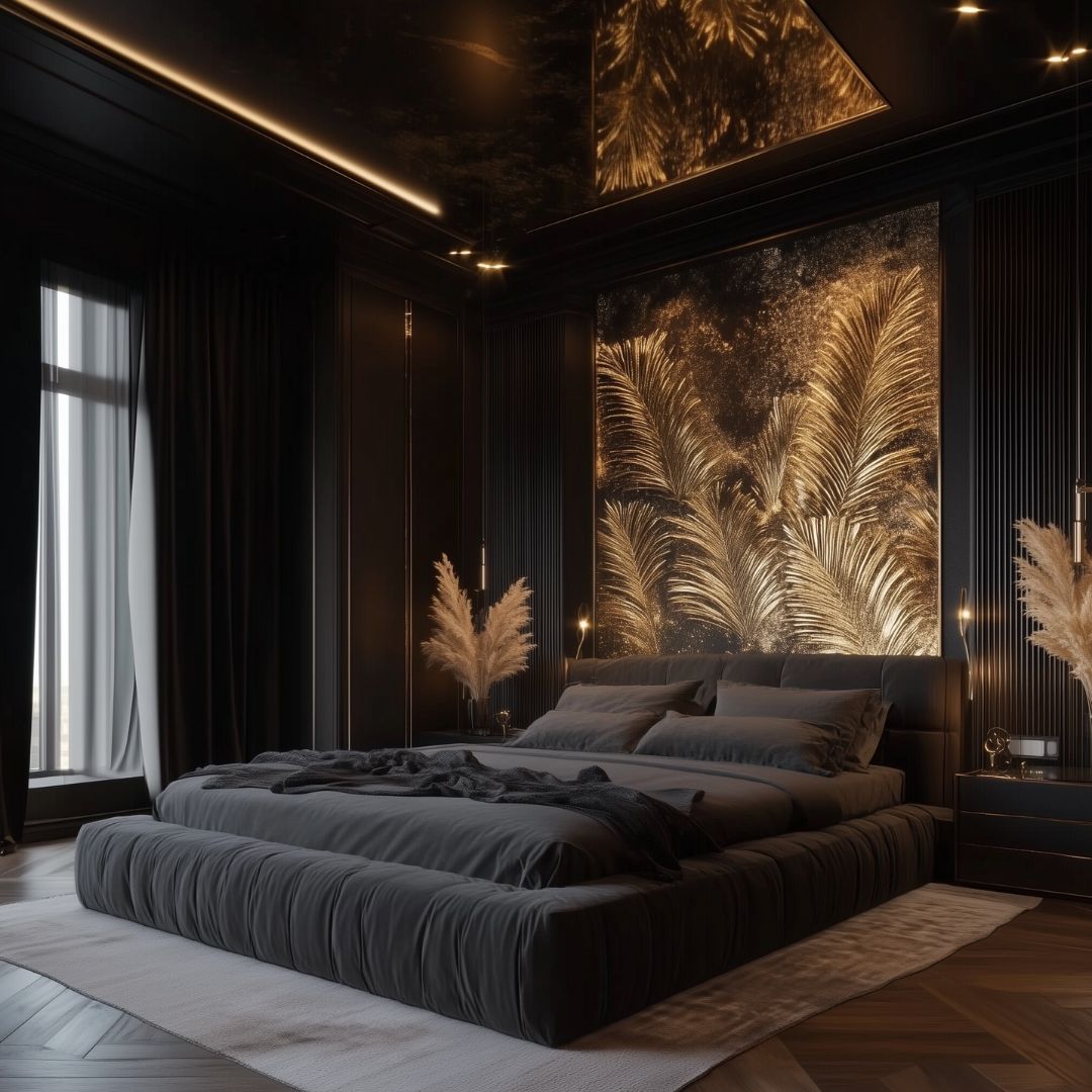 9 Luxurious Black and Gold Bedroom Ideas That Transform Your Space Into ...