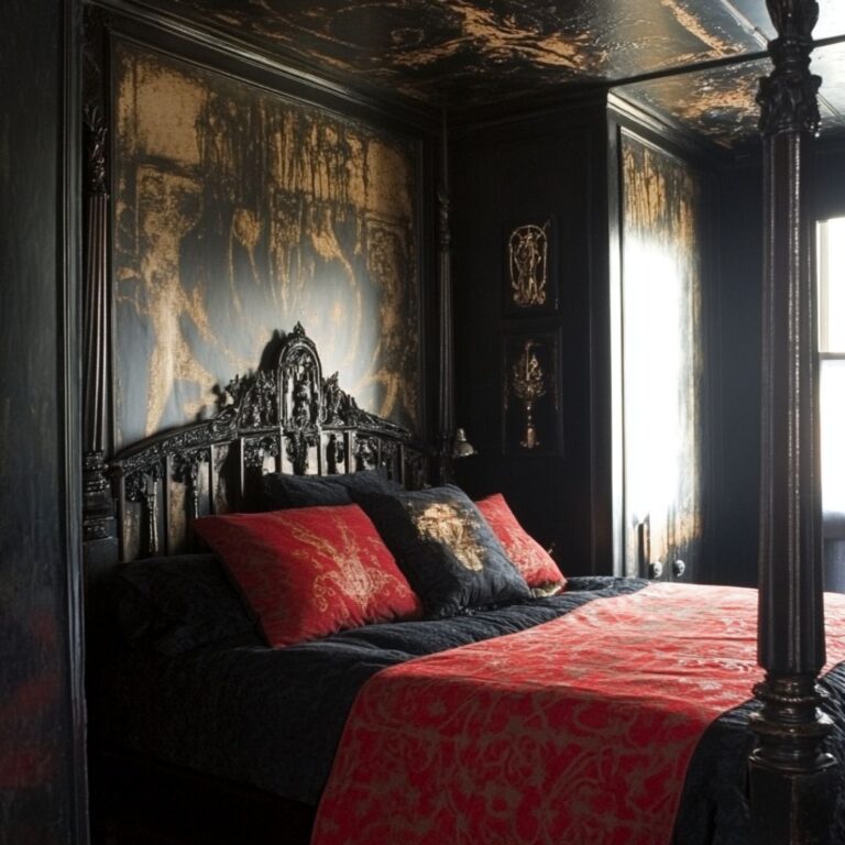 10 Dramatic Gothic Bedroom Ideas: Create Your Dark Romantic Sanctuary ...