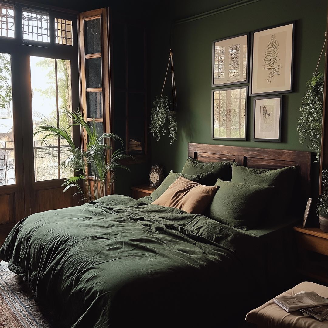 15 Serene Green Bedroom Ideas: Transform Your Space into a Natural ...