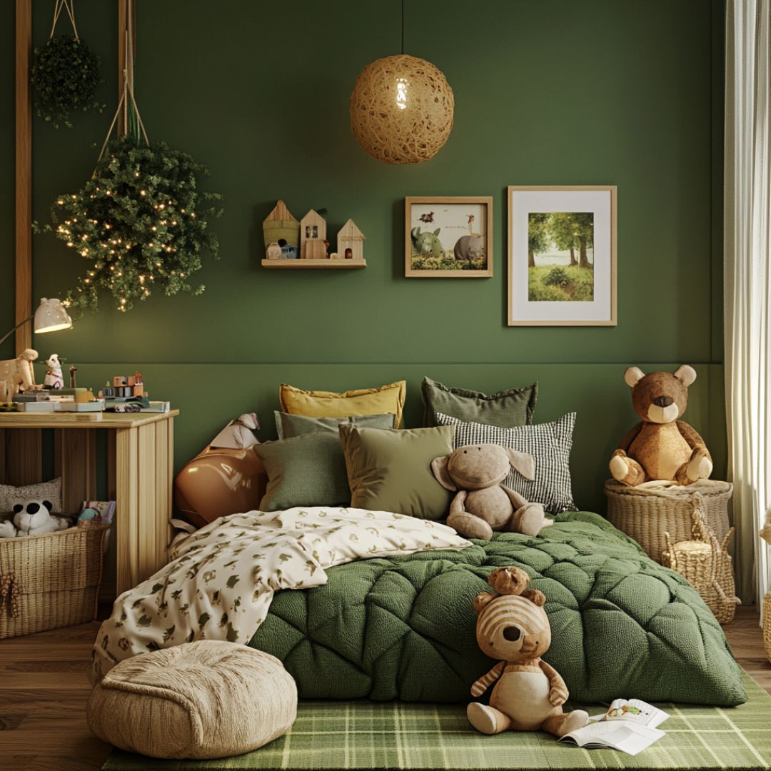 15 Serene Green Bedroom Ideas: Transform Your Space into a Natural ...