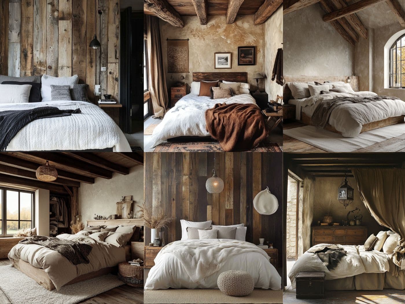 10 Cozy Rustic Bedroom Ideas: Transform Your Space with Natural Charm ...
