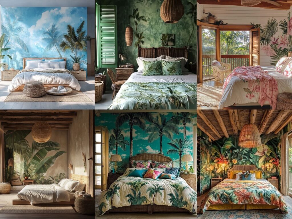 Tropical Bedroom Idea