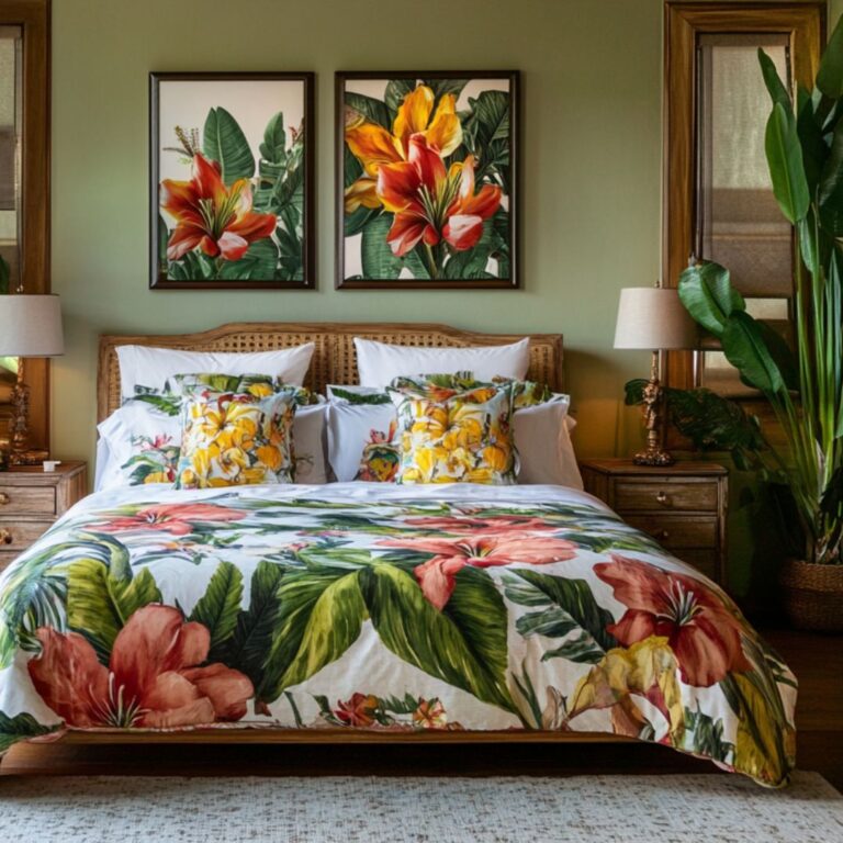 12 Tropical Bedroom Ideas: Transform Your Space into a Paradise Retreat ...