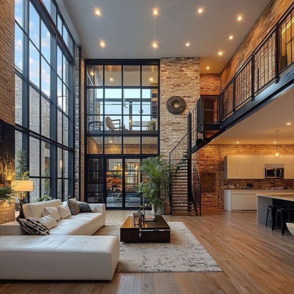 Luxury Industrial Lofts With Original Wood Beams And High Ceilings 
