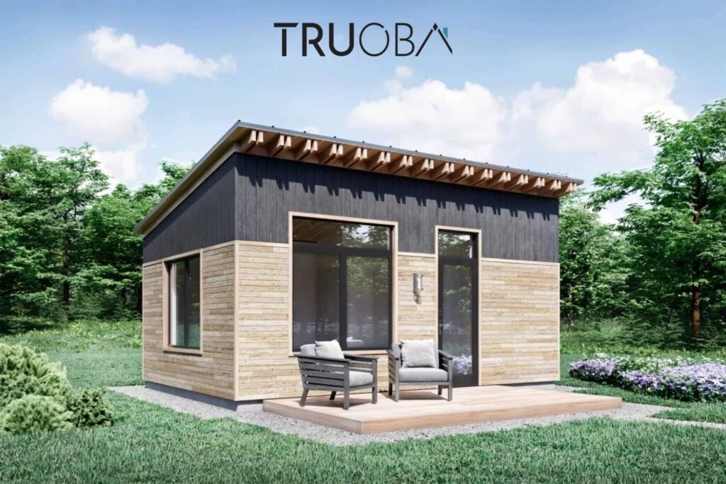 285 sqft Modern Rustic 1-Bedroom 1-Bathroom House Plan