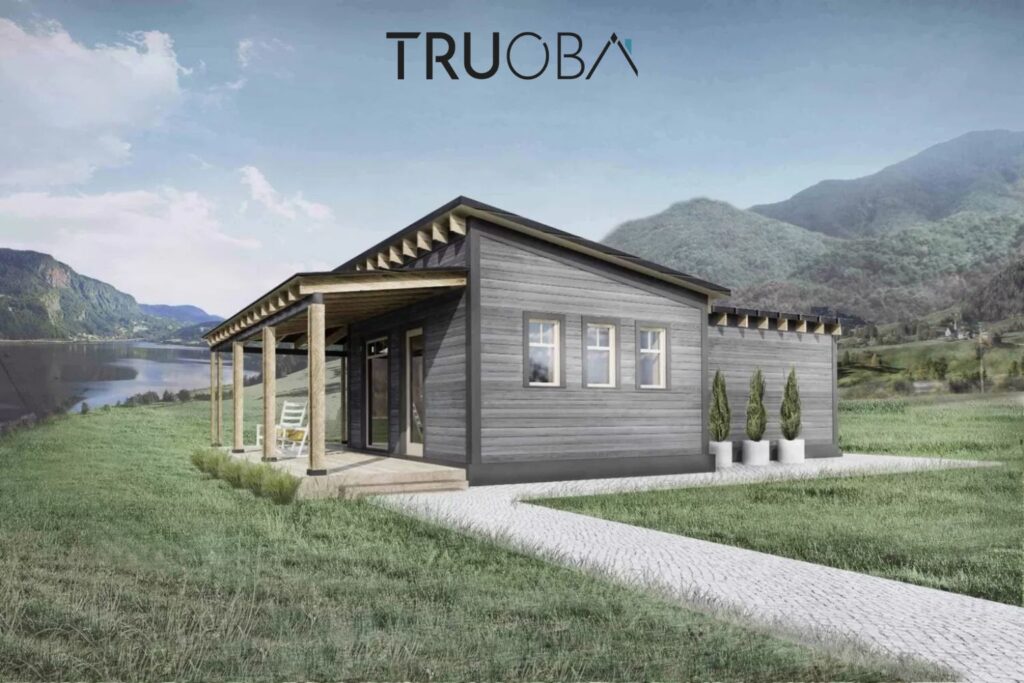 500 sqft Modern Rustic 1-Bedroom 1-Bathroom House Plan