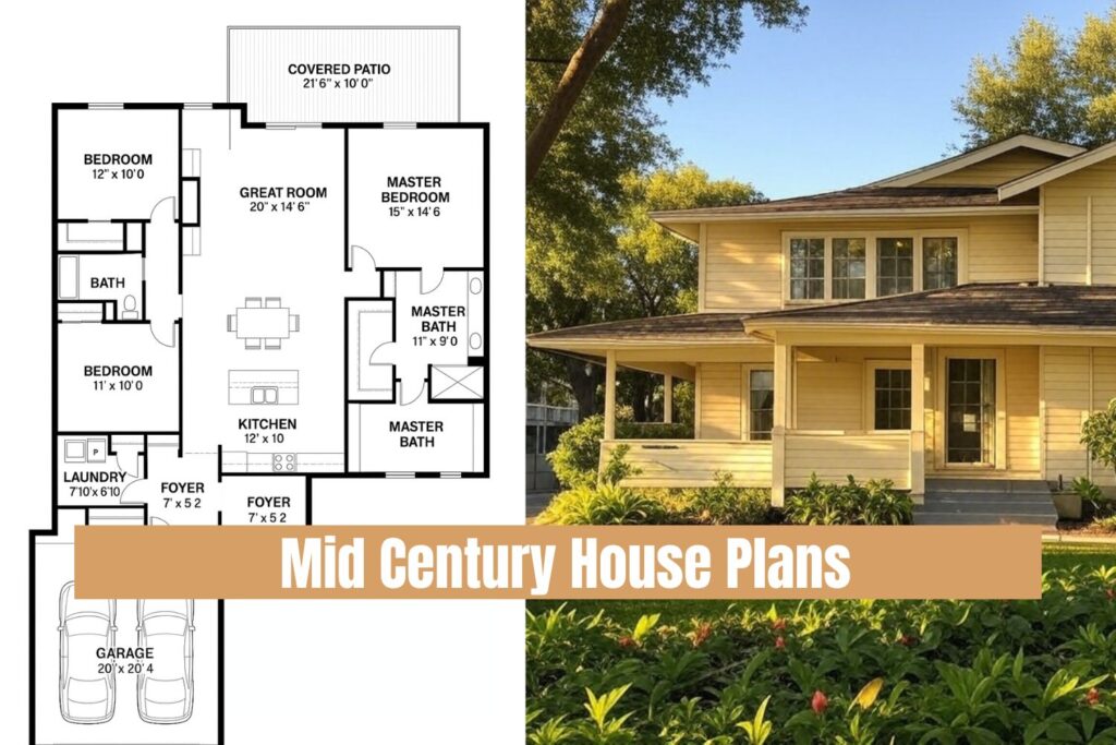 Mid Century House Plans