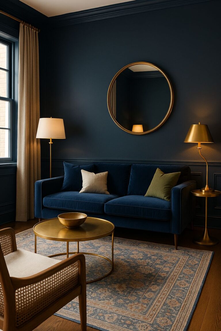 15 Navy Living Room Ideas: Bold, Calming, and Deeply Sophisticated ...