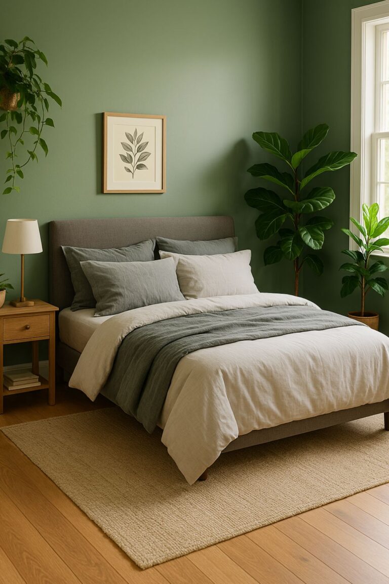 17 Green Bedroom Wall Ideas: Refreshing, Grounding, and Perfect for ...