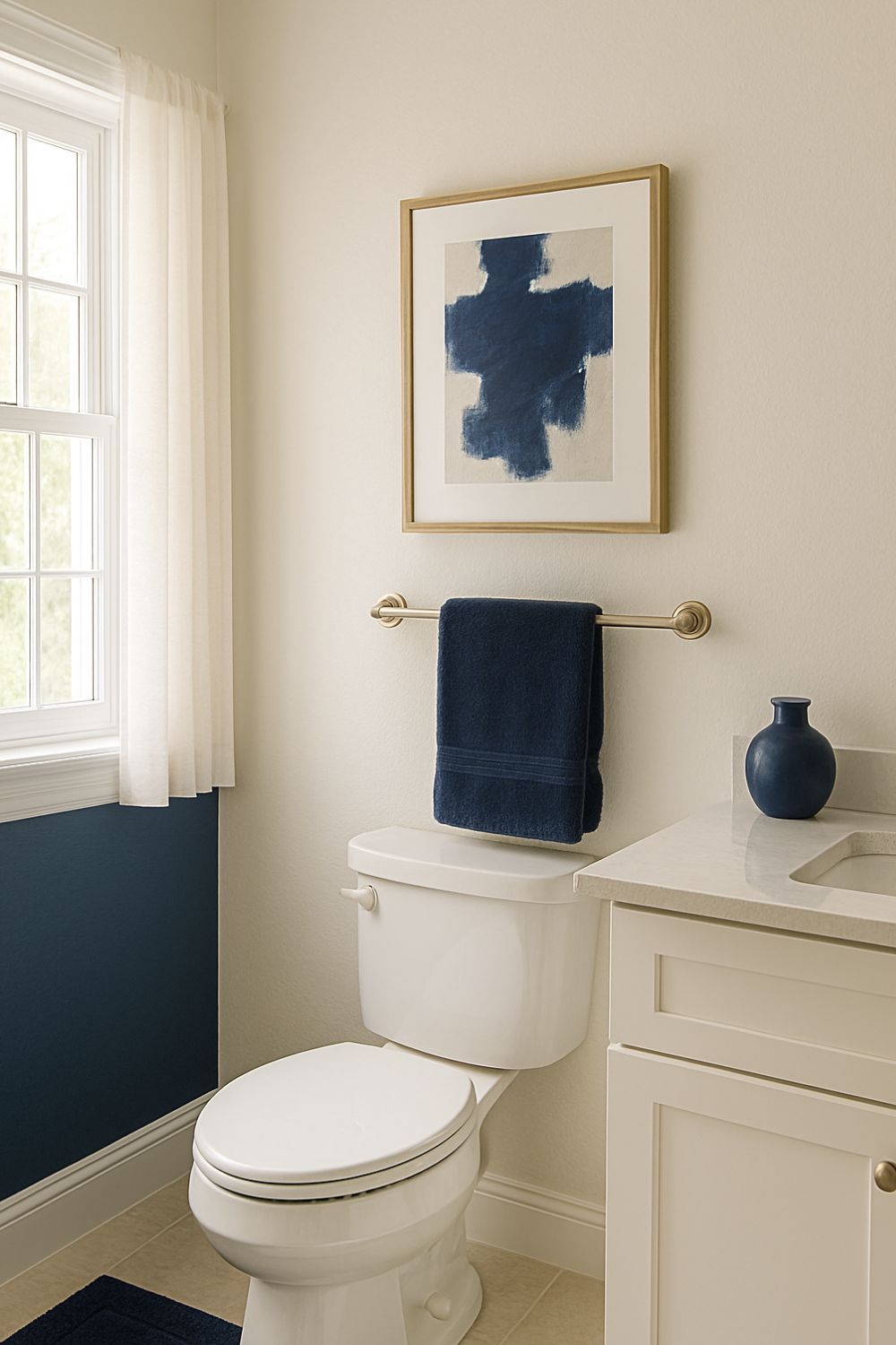 15 Navy Bathroom Ideas: Bold, Calming, and Deeply Sophisticated | Florgeous