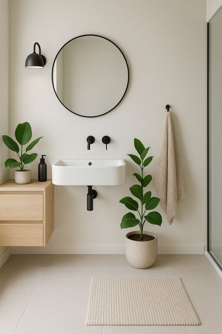 View of 17 Scandinavian Bathroom Ideas: Light, Calm, and Effortlessly Stylish ...