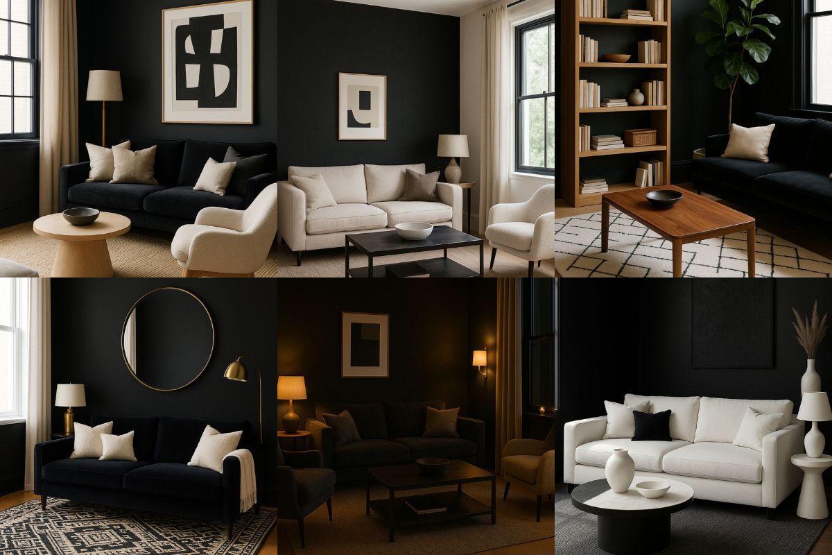 15 Black Living Room Ideas: Bold, Sophisticated, and Surprisingly ...